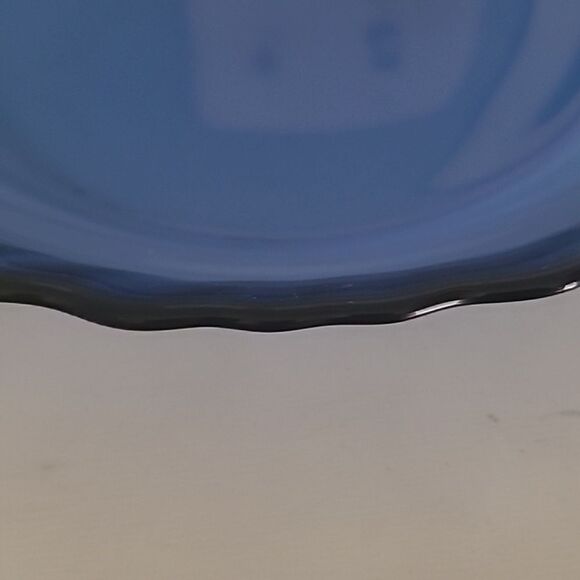 small Scalloped Blue Bowl - Picture 2 of 4